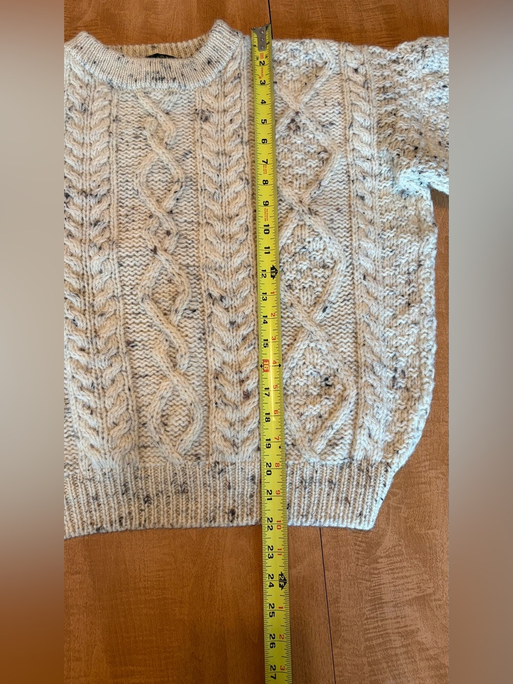 100% Wool Fisherman’s Sweater - Picture 4 of 6